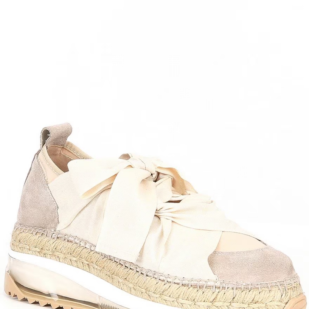 Free people chapmin suede espadrille sneaker 7.5